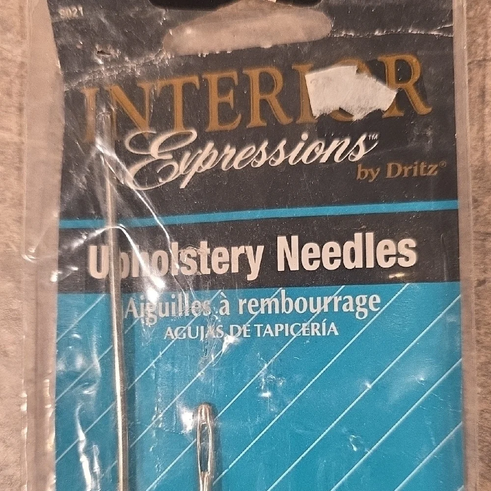 (J21) Upholstery Needles Set - Silver